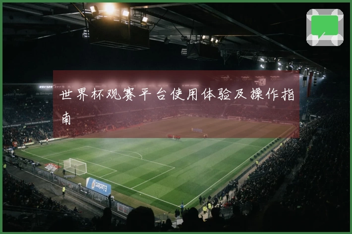 世界杯观赛平台使用体验及操作指南