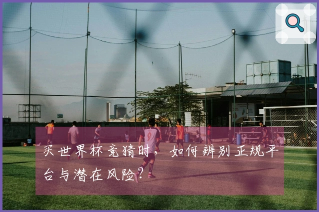 买世界杯竞猜时,如何辨别正规平台与潜在风险?
